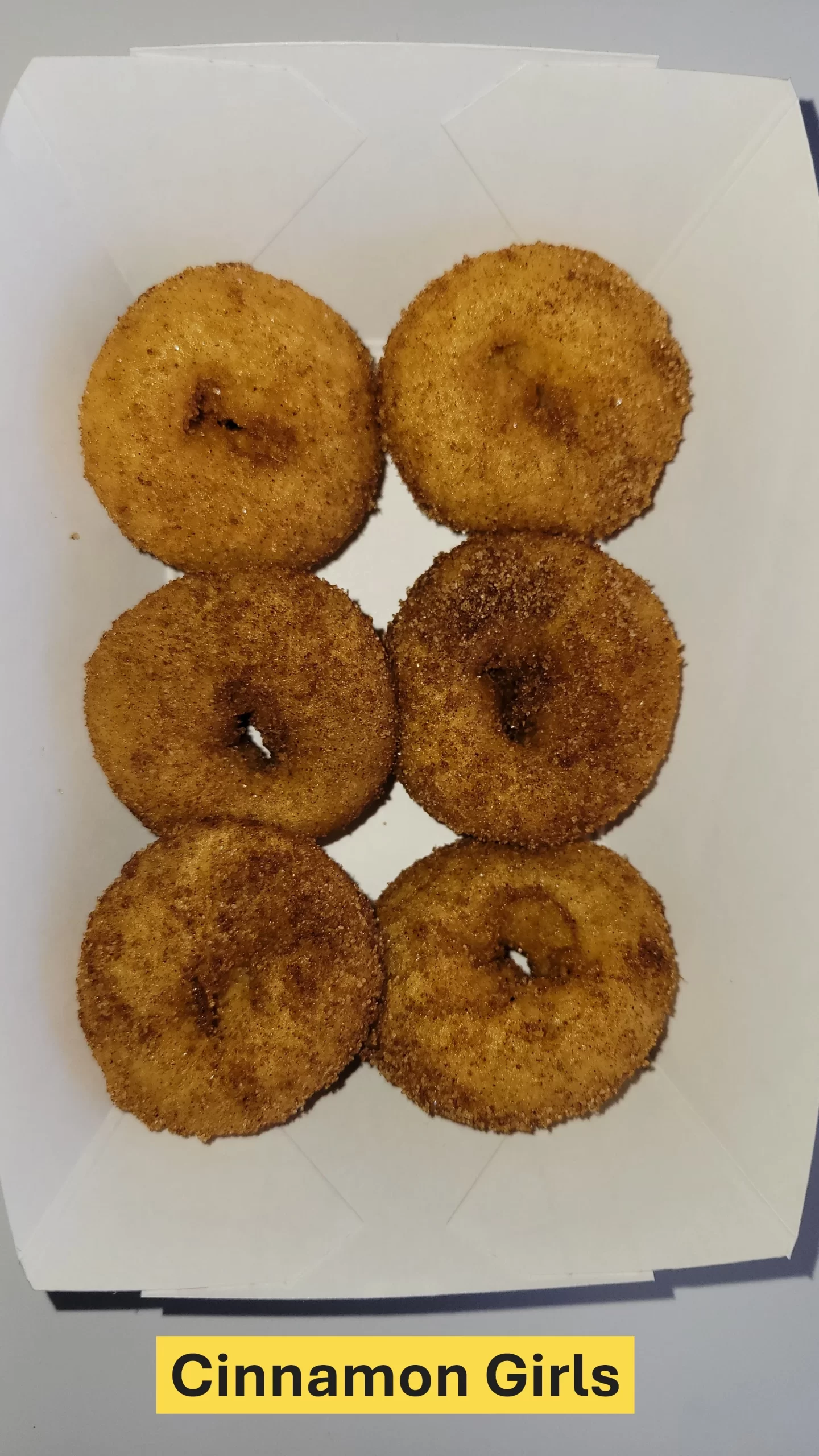 Cinnamon Girls mini donuts