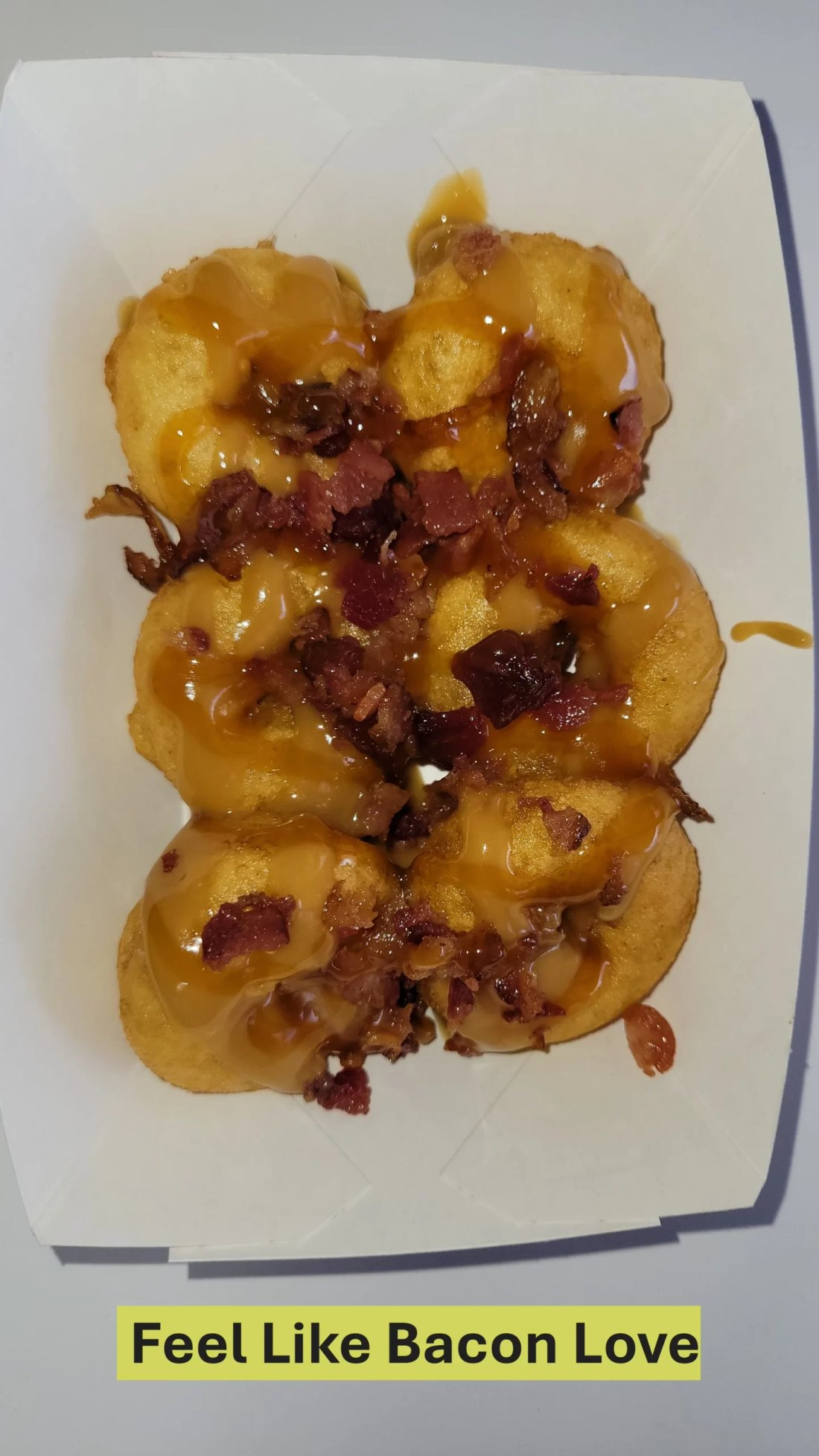 Feel Like Bacon Love mini donuts